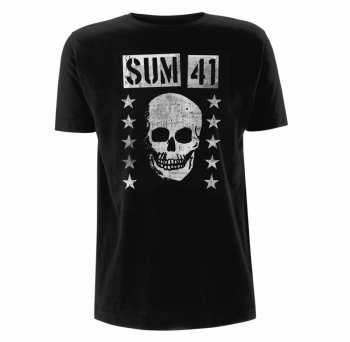 Merce Sum 41: Tričko Grinning Skull XXL