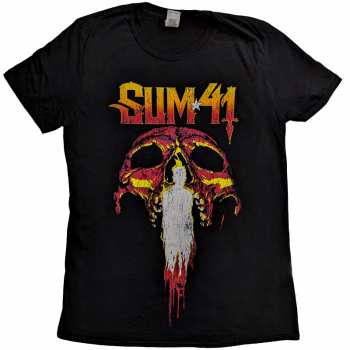 Merch Sum 41: Maglietta Order In Decline Tour 2020 Candle Skull