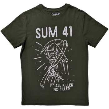 Merce Sum 41: Sum 41 Unisex T-shirt: Reaper (small) S