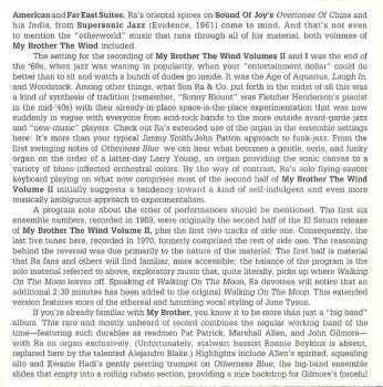 CD The Sun Ra Arkestra: My Brother The Wind Volume II