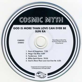 CD Sun Ra: God Is More Than Love Can Ever Be