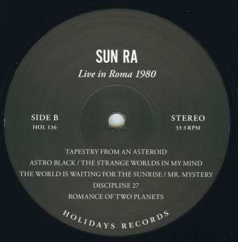 3LP/Set di cofanetti Sun Ra: Live In Roma 1980 LTD