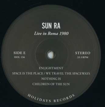 3LP/Set di cofanetti Sun Ra: Live In Roma 1980 LTD