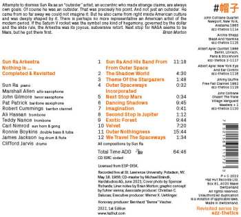 CD Sun Ra: Nothing Is ... Completed & Revisited