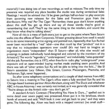 2CD Sun Ra: The Great Lost Sun Ra Albums (Cymbals & Crystal Spears)