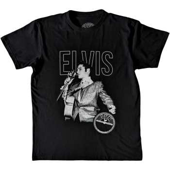 Merch Sun Records: Maglietta Elvis Live Portrait
