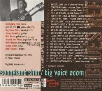 CD Sunnyland Slim: Chicago Blues Festival 1974 With Jimmy Dawkins