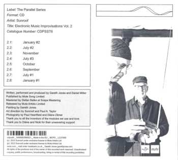 CD Sunroof: Electronic Music Improvisations Vol. 2