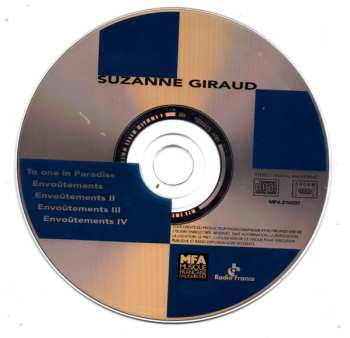 CD Suzanne Giraud: To One In Paradise / Envoûtements I-IV