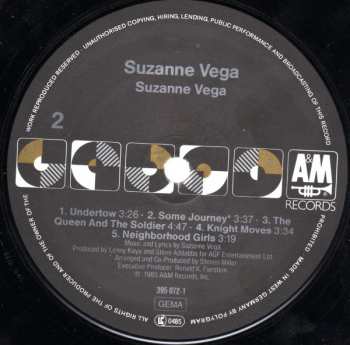 LP Suzanne Vega: Suzanne Vega