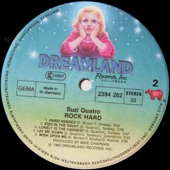 LP Suzi Quatro: Rock Hard