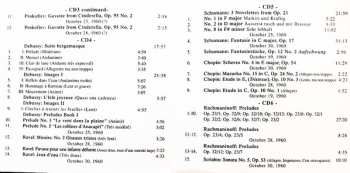 6CD/Set di cofanetti Sviatoslav Richter: Carnegie Hall, New York, October 19, 23, 25, 28, 30, 1960 - Sviatoslav Richter Achives, Vol. 10