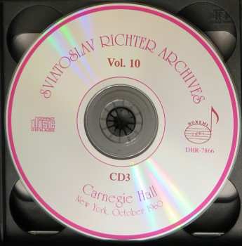 6CD/Set di cofanetti Sviatoslav Richter: Carnegie Hall, New York, October 19, 23, 25, 28, 30, 1960 - Sviatoslav Richter Achives, Vol. 10