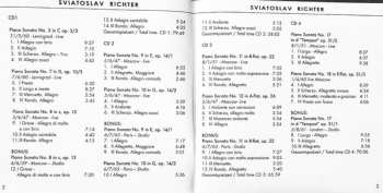 12CD/Set di cofanetti Ludwig van Beethoven: Sviatoslav Richter Plays Beethoven