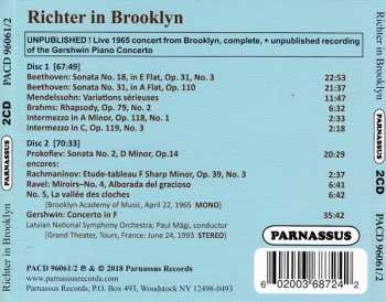 2CD Sviatoslav Richter: Richter In Brooklyn