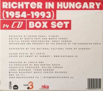 14CD/Set di cofanetti Sviatoslav Richter: Richter In Hungary (1954-1993)