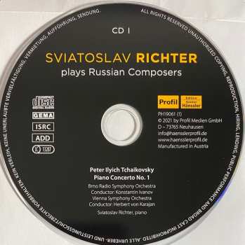 13CD/Set di cofanetti Sviatoslav Richter: Sviatoslav Richter Plays Russian Composers