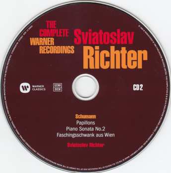 24CD/Set di cofanetti Sviatoslav Richter: The Complete Warner Recordings