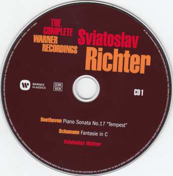 24CD/Set di cofanetti Sviatoslav Richter: The Complete Warner Recordings