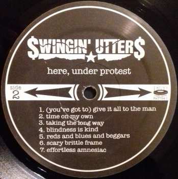 LP Swingin' Utters: Here, Under Protest