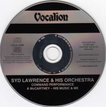 CD Syd Lawrence And His Orchestra: Command Performance / McCartney - His Music & Me