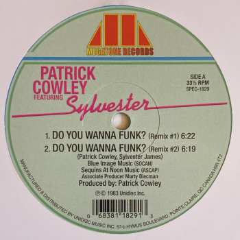 LP Sylvester: Do You Wanna Funk? / Don’t Stop  CLR