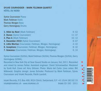 CD Sylvie Courvoisier - Mark Feldman Quartet: Hôtel Du Nord