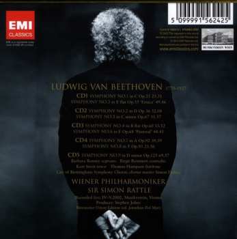 5CD/Set di cofanetti Ludwig van Beethoven: Symphonies