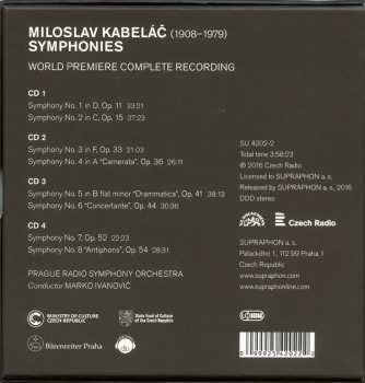 4CD/Set di cofanetti Prague Radio Symphony Orchestra: Symphonies Complete