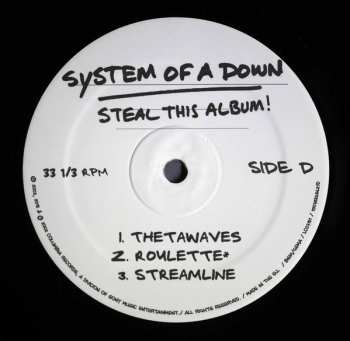 2LP System Of A Down: Steal This Album!