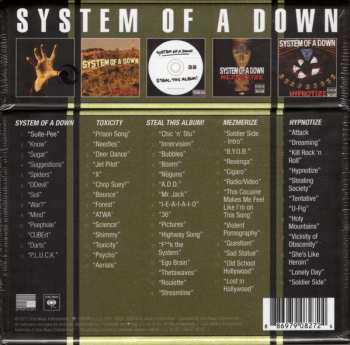 5CD/Set di cofanetti System Of A Down: System Of A Down (5 Album Bundle)