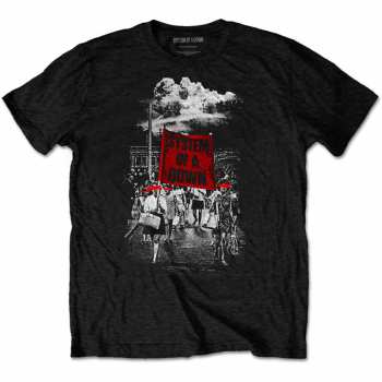 Merch System Of A Down: Maglietta Banner Marches 
