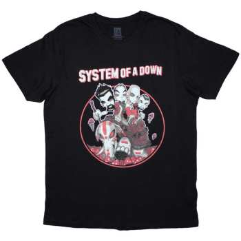 Merch System Of A Down: Maglietta Mushroom People
