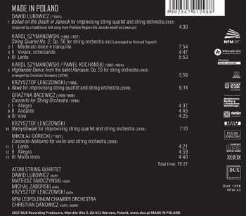 CD Karol Szymanowski: Made In Poland