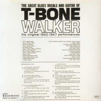 CD T-Bone Walker: The Great Blues Vocals And Guitar Of T-Bone Walker: His Original 1942-1947 Performances