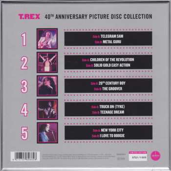 5SP/Set di cofanetti T. Rex: 40th Anniversary Picture Disc Collection PIC