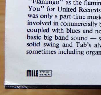 LP Tab Smith Orchestra: I Don't Want To Play In The Kitchen