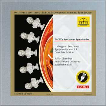9LP/Set di cofanetti Ludwig van Beethoven: TACET's Beethoven Symphonies (Symphonies Nos. 1-9 Complete Edition) LTD | NUM