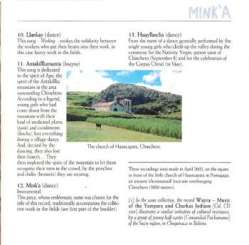 CD Takiy Huayna: Mink'a (Chants De La Terre Et De La Jeunesse)