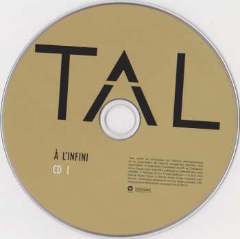 5CD/3DVD/Set di cofanetti Tal: À L'Infini DLX