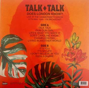 LP Talk Talk: Does London Know? CLR