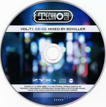 2CD/Set di cofanetti Schiller: Techno Club Vol.71 LTD