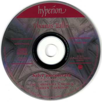 CD Thomas Tallis: Salve Intemerata