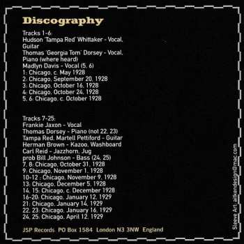 4CD/Set di cofanetti Tampa Red: Music Making In Chicago 1928-1935