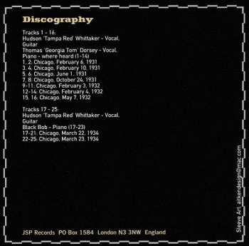 4CD/Set di cofanetti Tampa Red: Music Making In Chicago 1928-1935