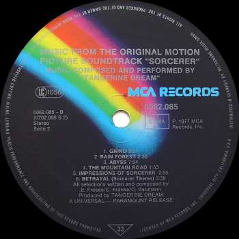 LP Tangerine Dream: Sorcerer