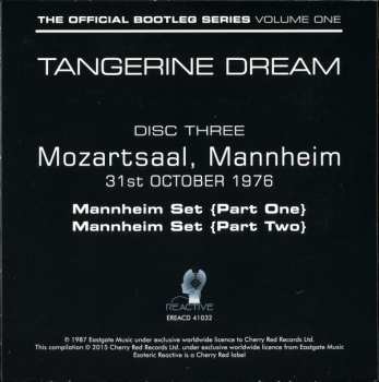 4CD/Set di cofanetti Tangerine Dream: The Official Bootleg Series Volume One