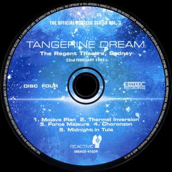 4CD/Set di cofanetti Tangerine Dream: The Official Bootleg Series Volume Three