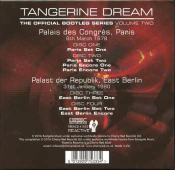 4CD/Set di cofanetti Tangerine Dream: The Official Bootleg Series Volume Two