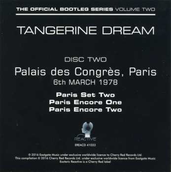 4CD/Set di cofanetti Tangerine Dream: The Official Bootleg Series Volume Two